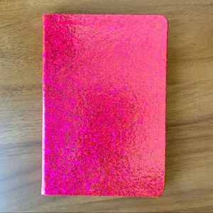 Hot pink glitter notebook